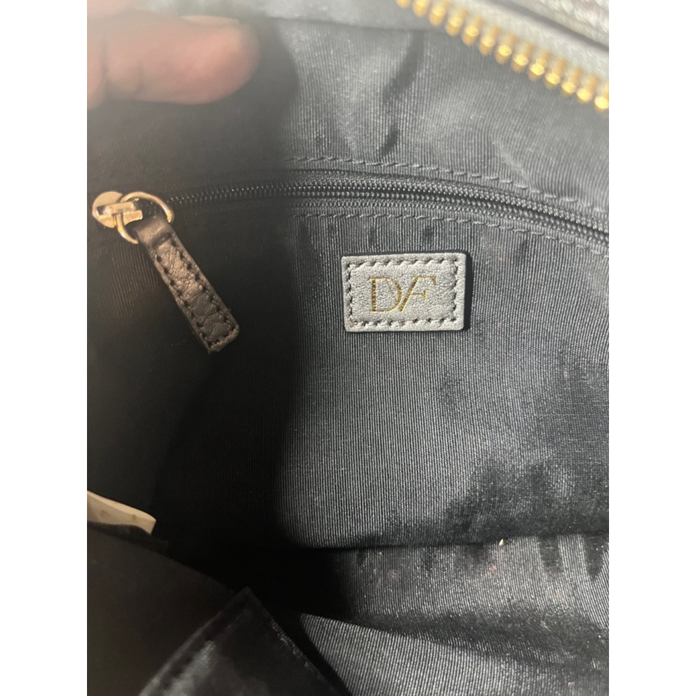 Diane Von Furstenberg Milo Mini Metallic Gray Crossbody Purse - Picture 4 of 13